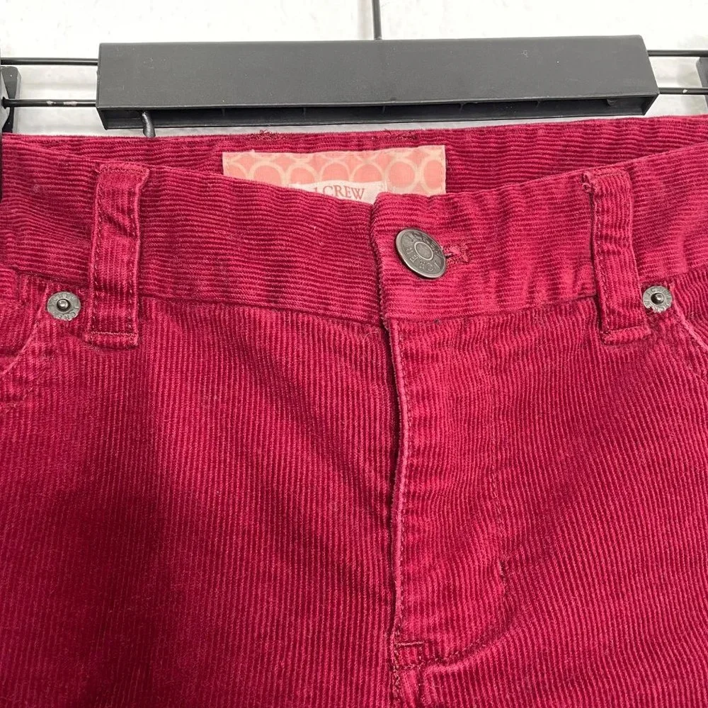 J.Crew Women's Size 0R Red Corduroy Bootcut Pants - Picture 10 of 14
